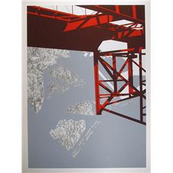 Alan D'arcangelo, Bridge, Serigraph