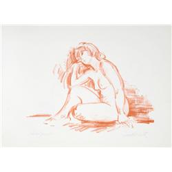 Jan DeRuth, Nude Lithograph