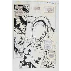 Excalibur, Original Comic Book Drawing 1995