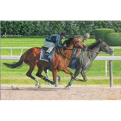 Mickey Frome, Morning Breeze, Horse Race Painting
