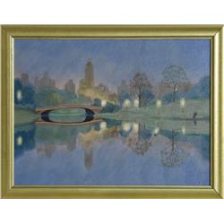 Ricardo Gomez, Central Park, Painting