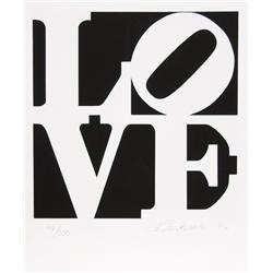 Robert Indiana, Love Serigraph