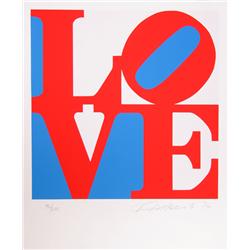 Robert Indiana, Love Serigraph