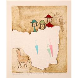 Mirielle Kramer, Aquatint Etching