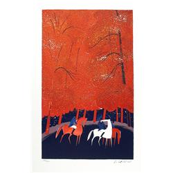 Serge Lassus, French Lithograph