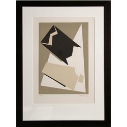 Alberto Magnelli, Cubist Composition, Lithograph 1960
