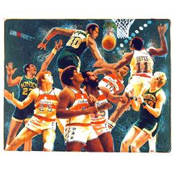 Allan Mardon, NBA Basketball, Lithograph
