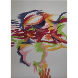 Marisol Escobar, Budding, Abstract Lithograph