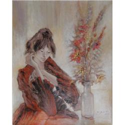 Paul Noiret, Waiting, French Painting