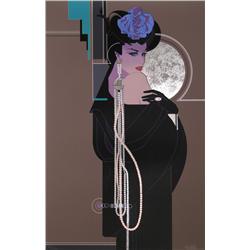Robert Peak, Lady in Black, Serigraph