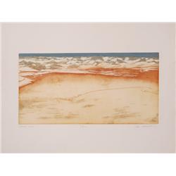 Olga Poloukhine, Marsh Land, Aquatint Etching