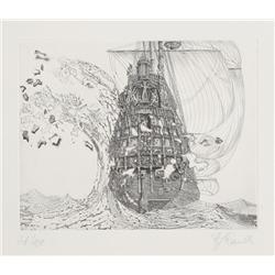 Hans-Georg Rauch, Galleons Suite 5 Etchings
