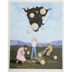 Tito Salamoni, Catch a Star, Lithograph