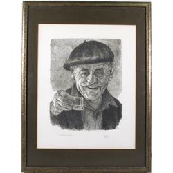 Emmanuel Schary, Touch of Cheer, Lithograph