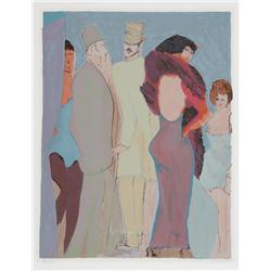 David Schneuer, In the Pink, Lithograph