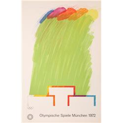 Richard Smith, Munich Olympics, Lithograph 1971