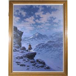 Jorge Tarallo, Snowy Western Landscape, Painting