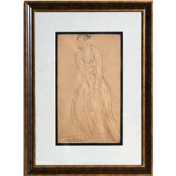 Abraham Walkowitz, Isadore Duncan, Drawing