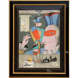 Mihail Chemiakin, Cirque Russe, Lithograph