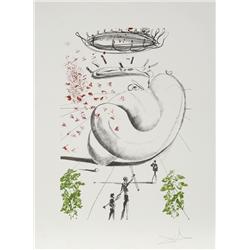 Salvador Dali, Moscas, Lithograph