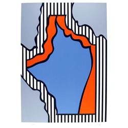 Nicholas Krushenick, Serigraph