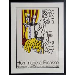 Roy Lichtenstein, Homage to Picasso, Poster 1973