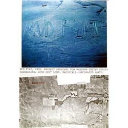 Dennis Oppenheim, Mud Flat, Lithograph