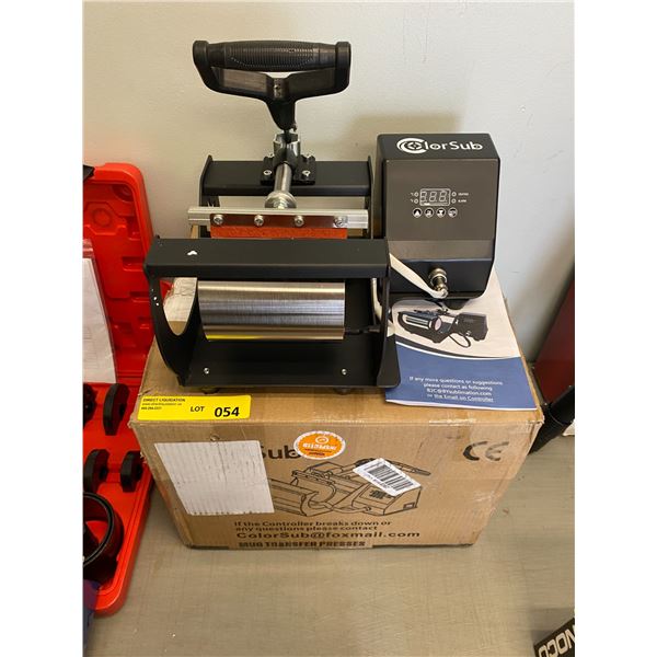 ColorSub - Mug Heat Press Machine w/ manual and ROK Random Orbit Sander - 5in Variable Speed