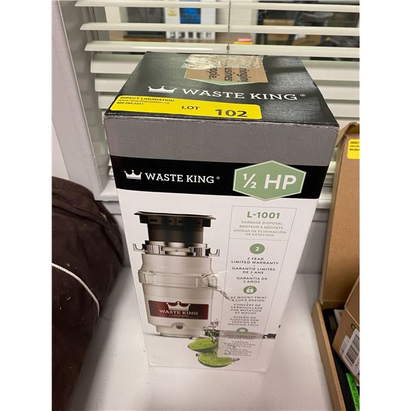Waste King Garbage Disposal - 1/2 HP - Model L-1001