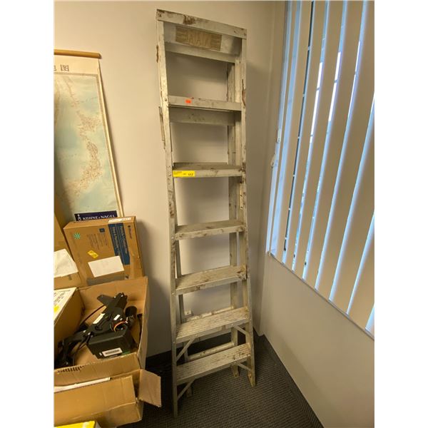 Aluminum Ladder - Estate Sale - approx. 87in tall when folded in half