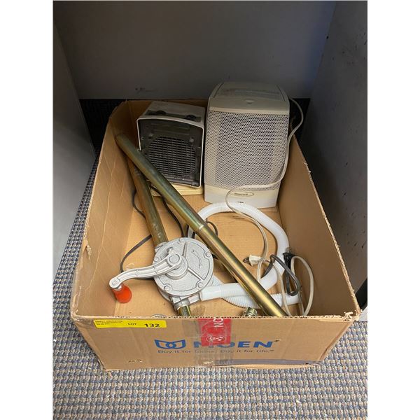 Lot of Misc. items - used heaters and Pulley
