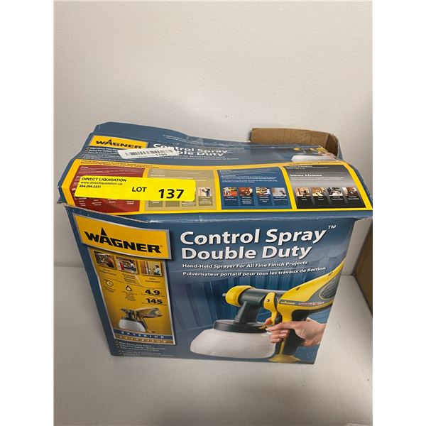 WAGNER - Control Spray Double Duty Hand-Held Sprayer for All Fine Finish Projects - Exterior
