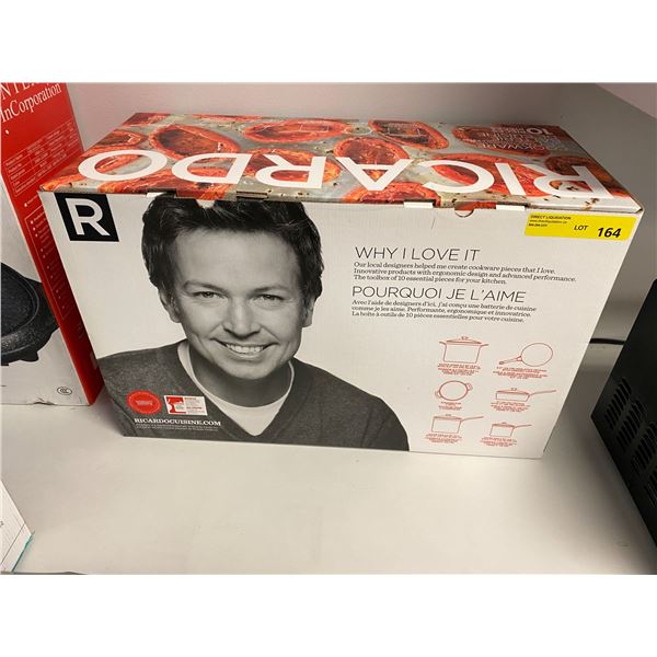 Ricardo 10piece Stainless Steel Cookware Set - New In Box