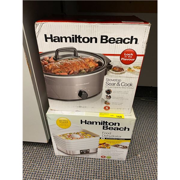 Hamilton Beach Stovetop Sear & Cook Slow Cooker & Hamilton Beach Food Dehydrator