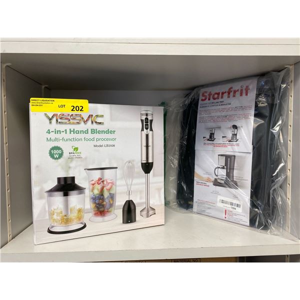 YISSVIC - 4 in 1 Hand Blender and Starfrit Countertop Rolling tray