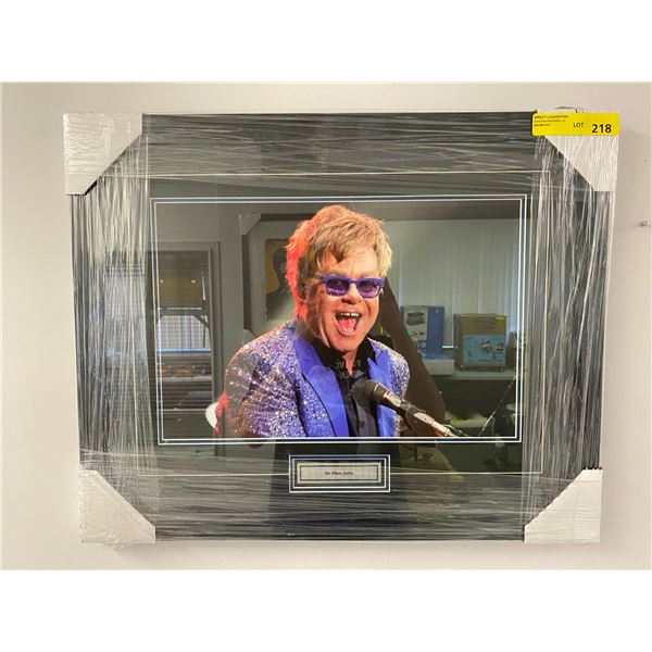 Sir Elton John Framed Print - approx. 26in x 21in
