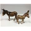 Image 1 : Beswick England - two donkeys - Excellent Condition - largest is  approx. 4 1/2in tall