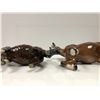 Image 3 : Beswick England - two larger horse figurines - both have tiny chips on ears - largest is approx. 6in