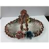 Image 4 : Capodimonte Flower Basket - made in Italy - Excellent Condition - approx. 17in long x 14in wide x 11