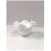 Image 15 : Fenton Hobnail Milk Glass - 6 pieces - Excellent Condition - Basket, bowls & vases