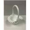 Image 4 : Fenton Hobnail Milk Glass - 6 pieces - Excellent Condition - Basket, bowls & vases