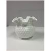 Image 8 : Fenton Hobnail Milk Glass - 6 pieces - Excellent Condition - Basket, bowls & vases