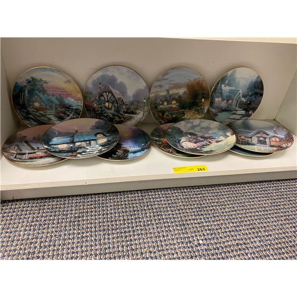 Collectors Plates - English Countryside Homes - 11 plates - Excellent Condition