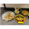 Image 2 : Sunflower Collection of Plates and Jug plus Home Décor Piece - made in USA/China