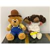 Image 1 : Group of Two Collectible Dolls - Cabbage Patch Doll 14D and Papa Bear from Bearenstein Bears