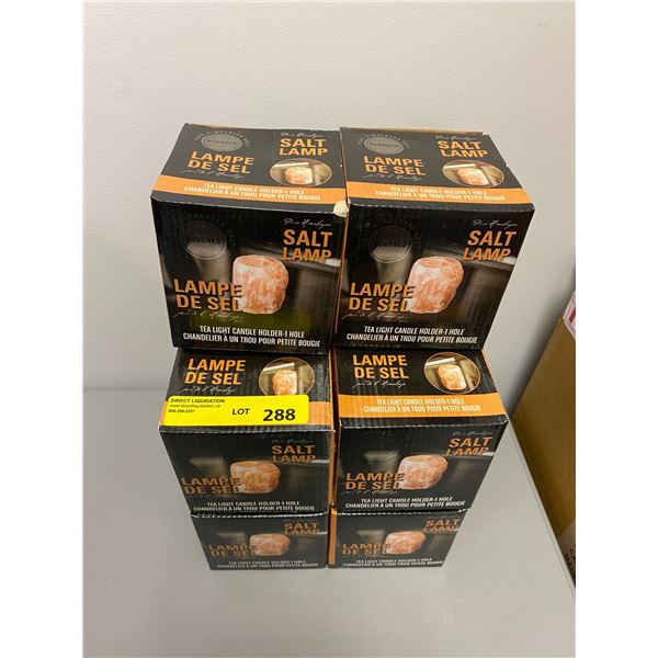 Group of 10 Pure Himalayan Salt Tea Light Candle Holders