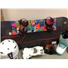 Image 2 : ONY B-Nice 148 SnowBoard with DG Boots (Women's 8W), Giro Helmet (L) , North Face Gore-Tex Gloves, B