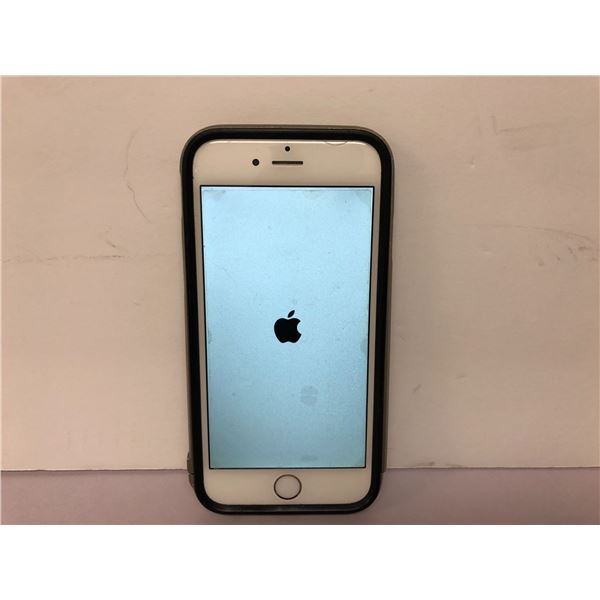 Apple iPhone 6 - 16GB unlocked/no icloud w/ Case - White Face w/ RoseGold - Charger