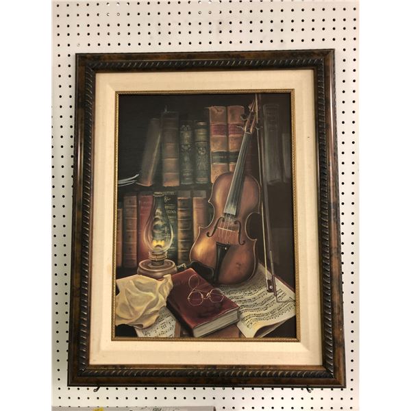 Original Framed  Painting by unknown artist (name hidden by frame) - approx. 25in x 31in