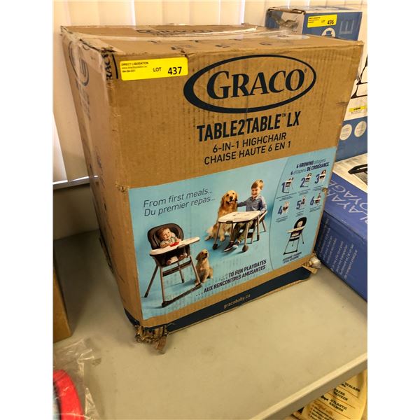 GRACO - Table2Table LX - 6 in 1 Highchair
